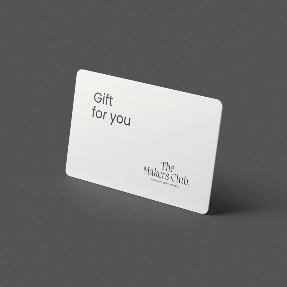 Gift voucher for online product purchase tmc prodotto card mockup